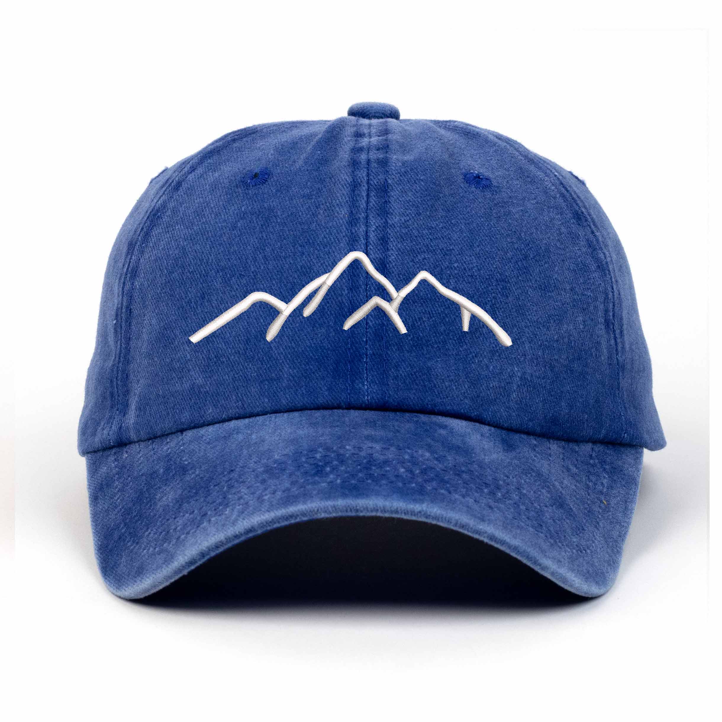 Mountain Nakışlı Yıkamalı Şapka