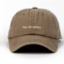 Out Off Office Nakışlı Yıkamalı Şapka