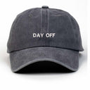 Day Off Nakışlı Yıkamalı Şapka