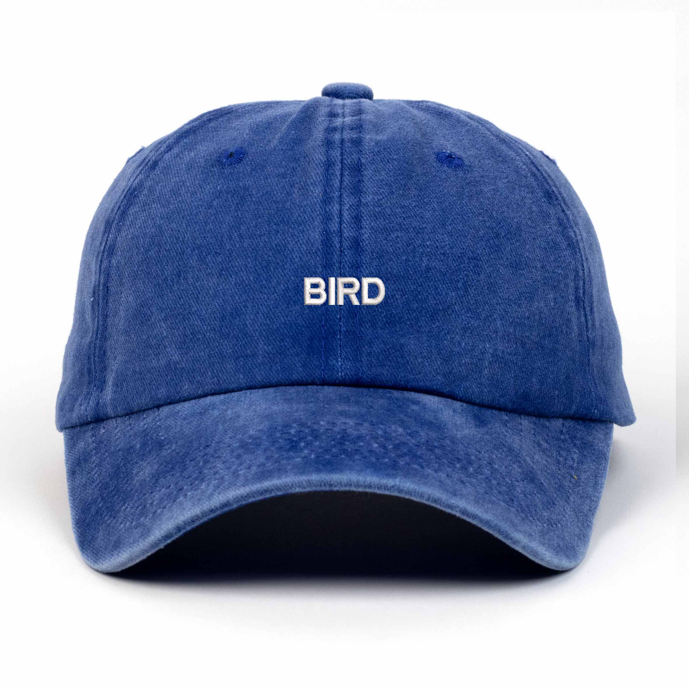 Bird Nakışlı Yıkamalı Şapka