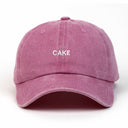 Cake Nakışlı Yıkamalı Şapka