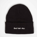 Bad Hair Day Nakışlı Bere