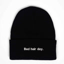 Bad Hair Day Nakışlı Bere
