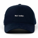 Not Today Nakışlı Gabardin Şapka
