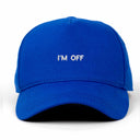 I'm Off Nakışlı Gabardin Şapka