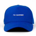 I'm Married Nakışlı Gabardin Şapka