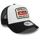 NE PATCH DISTRESS TRUCKER NEWERA  WHIBLK