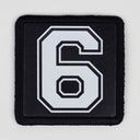 6 Logolu Siyah Patch