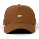 Off Nakışlı Gabardin Şapka