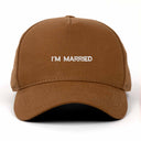 I'm Married Nakışlı Gabardin Şapka