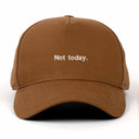 Not Today Nakışlı Gabardin Şapka