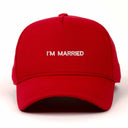 I'm Married Nakışlı Gabardin Şapka