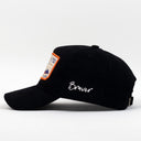 Braver Made Not Wasted Nakışlı Gabardin Şapka BLKBLU