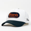 Braver Est. Nakışlı Gabardin Şapka WHTPTL
