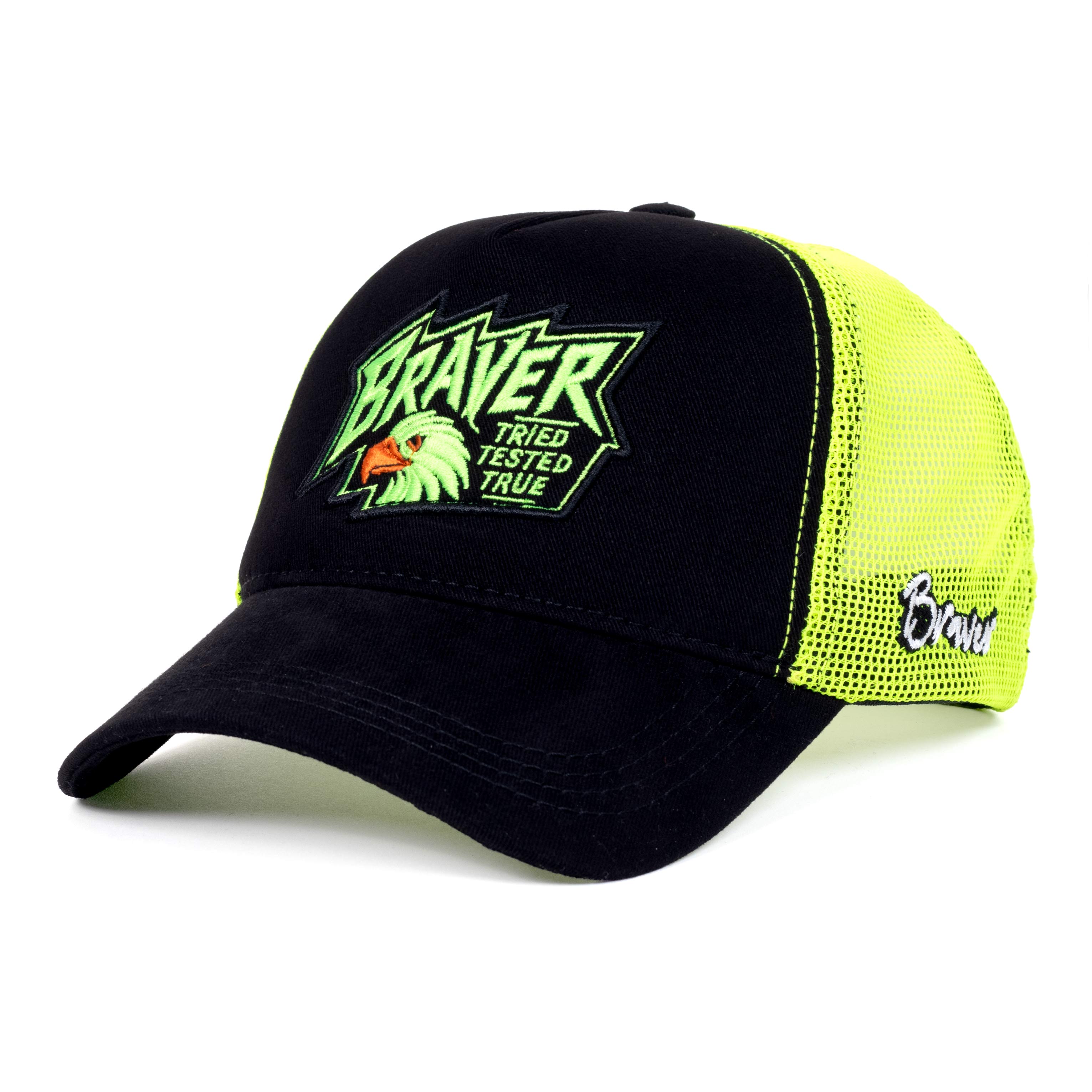 Braver Kartal Nakışlı Trucker Şapka
