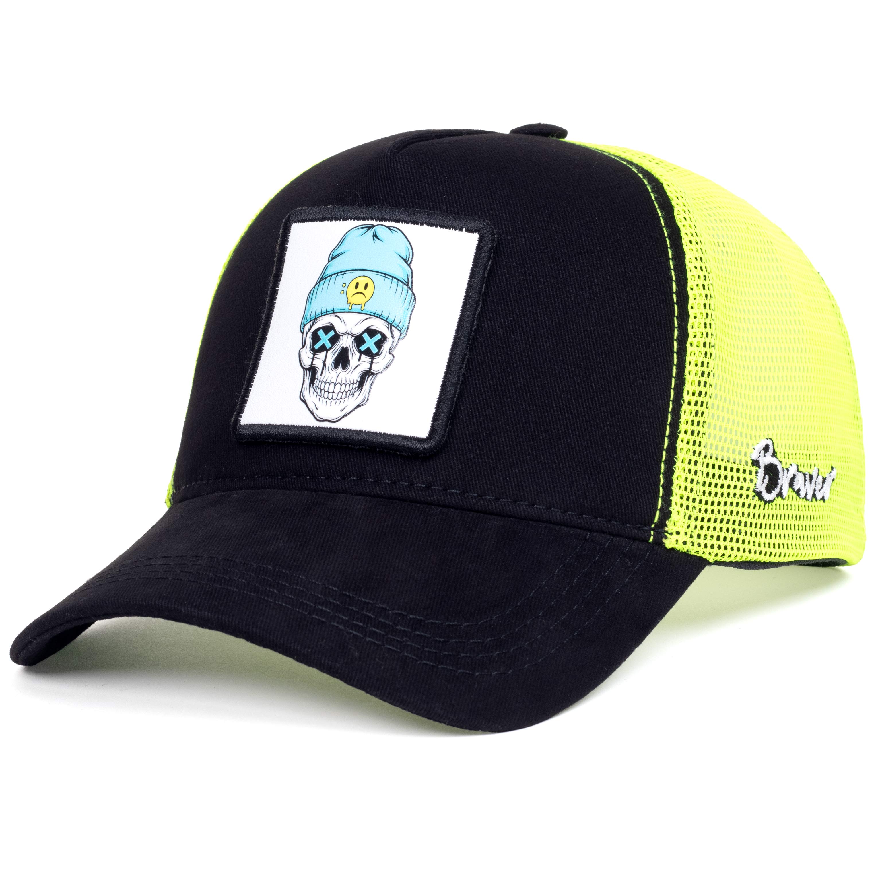 Braver Skull Logolu Trucker Şapka