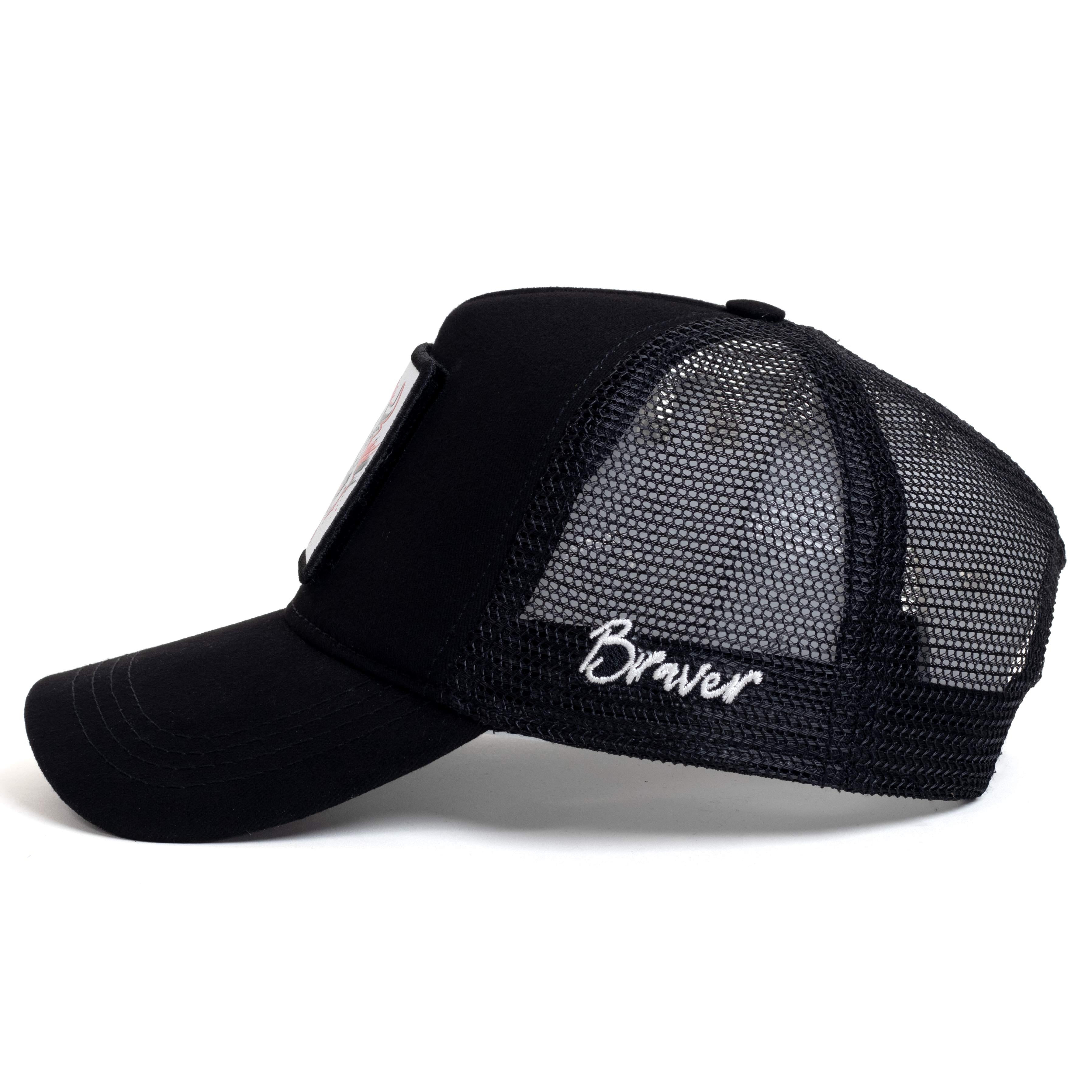 Braver Wake Up Logolu Trucker Şapka