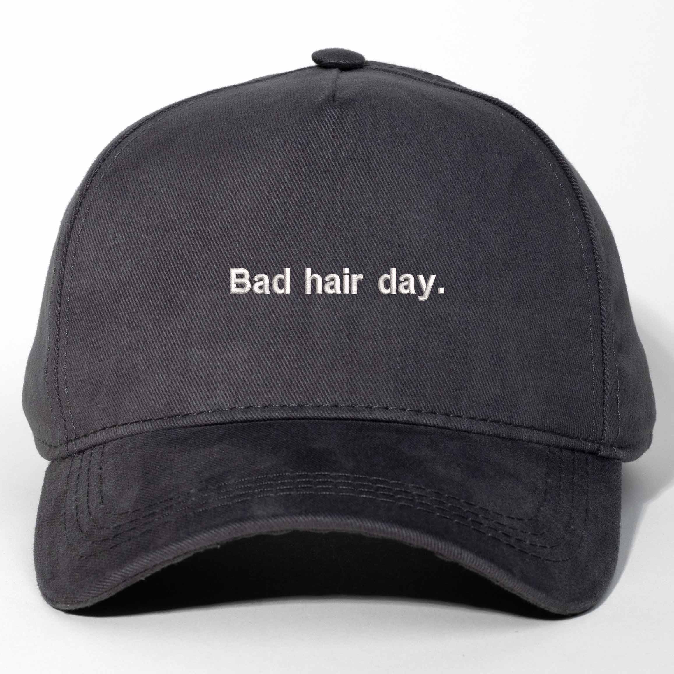 Bad Hair Day Nakışlı Gabardin Şapka
