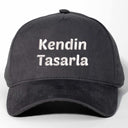 Kişiye Özel Nakışlı Gabardin Şapka