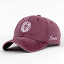 Aslan Nakışlı Yıkamalı Şapka