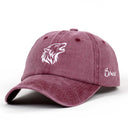 Kurt Nakışlı Yıkamalı Şapka