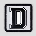 D Logolu Beyaz Patch