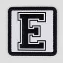E Logolu Beyaz Patch