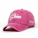 Shine Nakışlı Yıkamalı Şapka