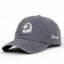 Kartal Nakışlı Yıkamalı Şapka