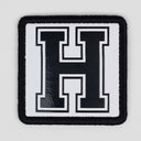 H Logolu Beyaz Patch