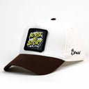 Beyaz/Kahve No Risk No Story Logolu Şapka