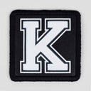K Logolu Siyah Patch