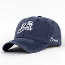 The Boss Nakışlı Yıkamalı Şapka