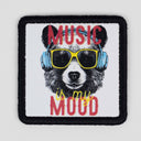 Music Is My Mood Logolu Patch
