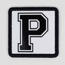 P Logolu Beyaz Patch
