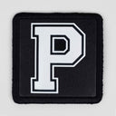 P Logolu Siyah Patch