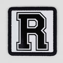 R Logolu Beyaz Patch