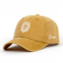 Aslan Nakışlı Yıkamalı Şapka