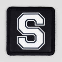 S Logolu Siyah Patch
