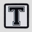 T Logolu Beyaz Patch