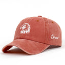 Kartal Nakışlı Yıkamalı Şapka