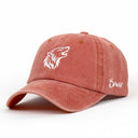 Kurt Nakışlı Yıkamalı Şapka